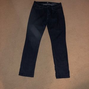 7 for all mankind straight leg jeans 29 like new
